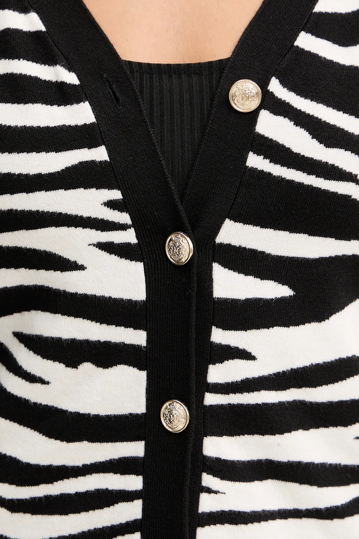 Morgan cardigan MZOO negru