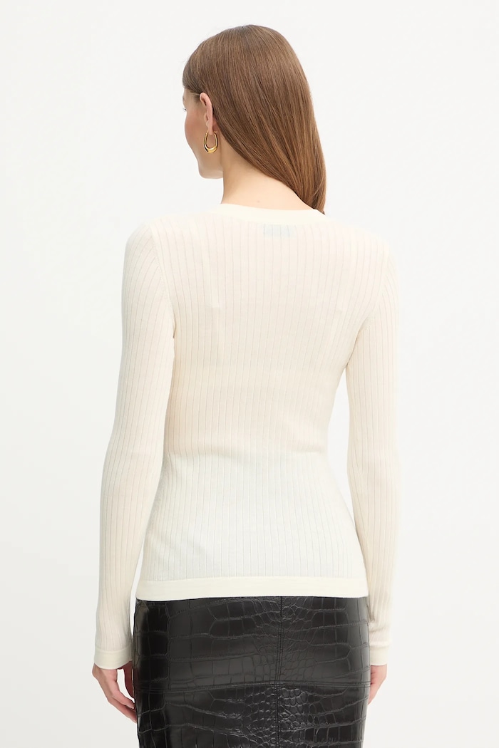 Îmbrăcăminte Elisabetta Franchi cardigan din amestec de lână MK33S57E2 bej