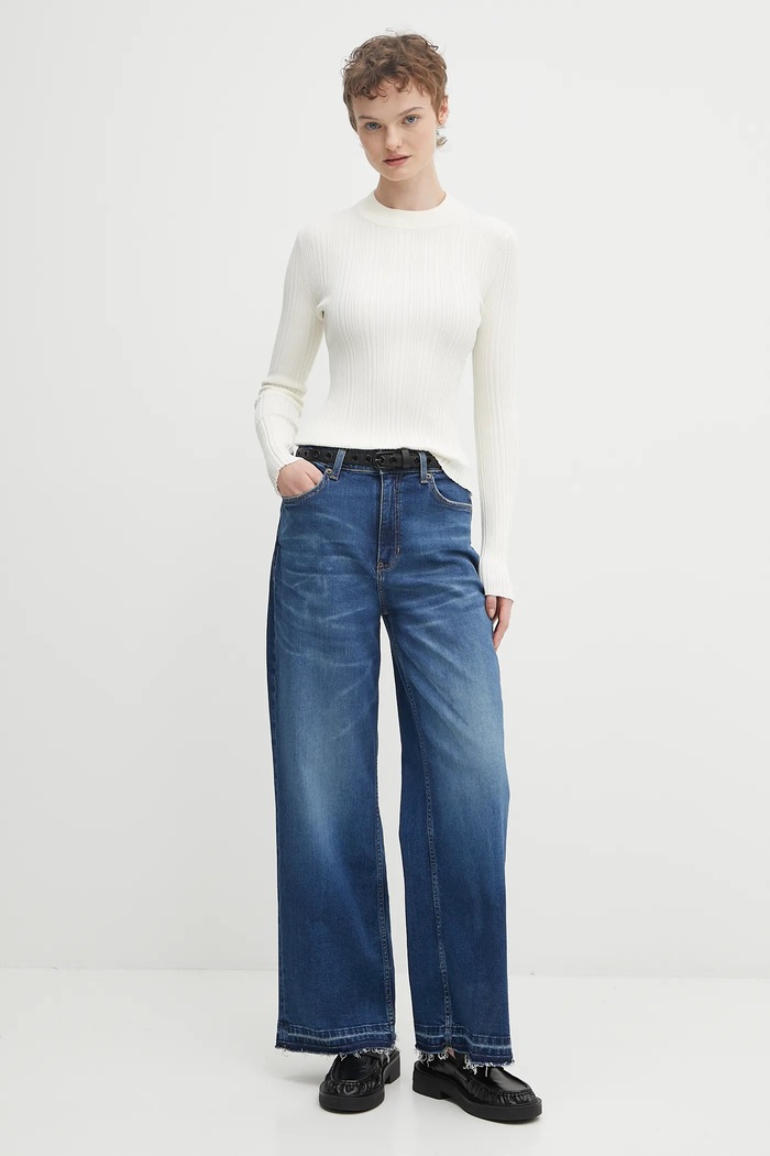 Светр HUGO Sarphammilk 50549762 бежевий AW25