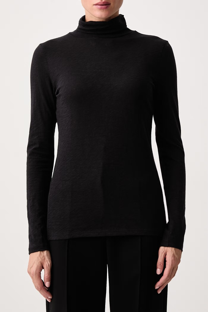 Longsleeve damski bawełniany Marc O'Polo 5000007063 czarny
