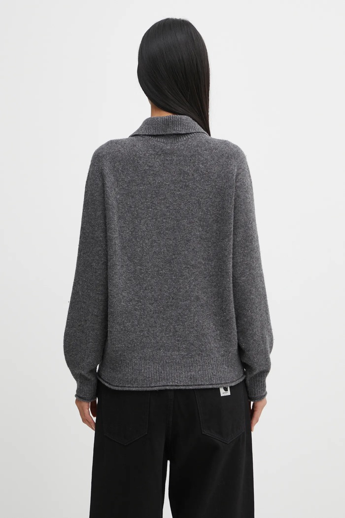 Odzież Lacoste Sweter wełniany AF4010 szary