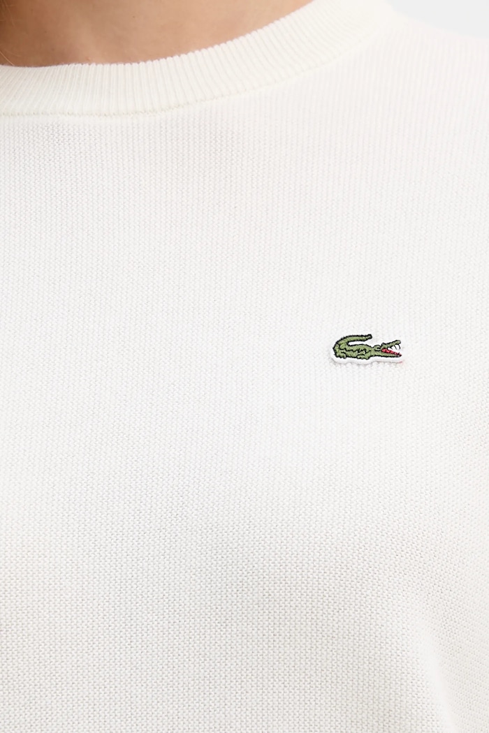 Lacoste pulover de lână AF4158 bej
