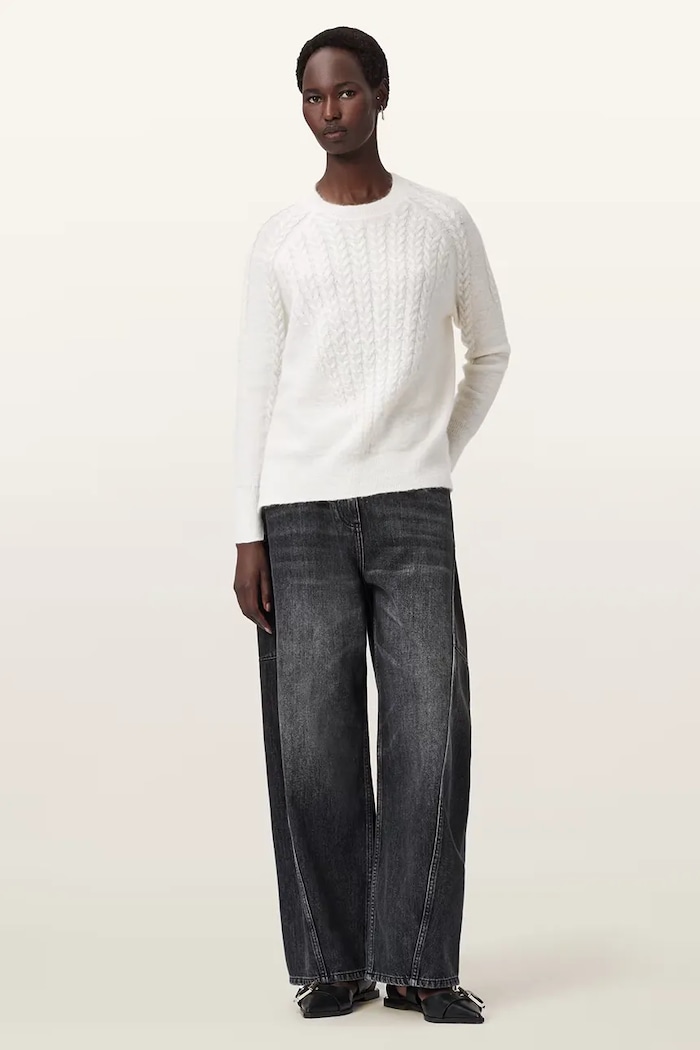 Пуловер от мохер AllSaints KIT W014KD