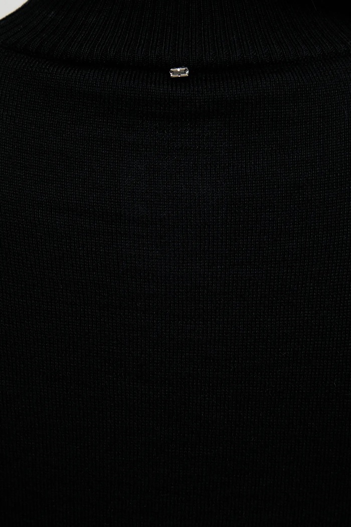 Μάλλινο γιλέκο Sportmax VERTIGO μαύρο 2522366011600