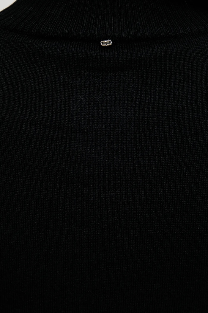 Μάλλινο γιλέκο Sportmax VERTIGO μαύρο 2522366011600