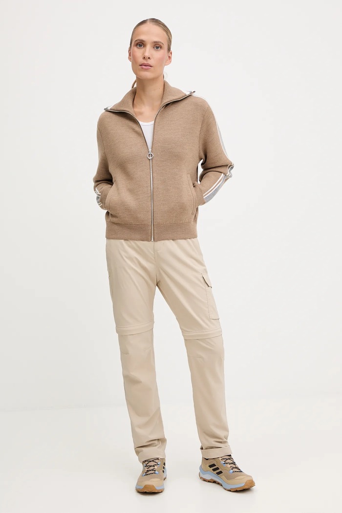 Fusalp cardigan din amestec de lână Benada I1122 bej AW25