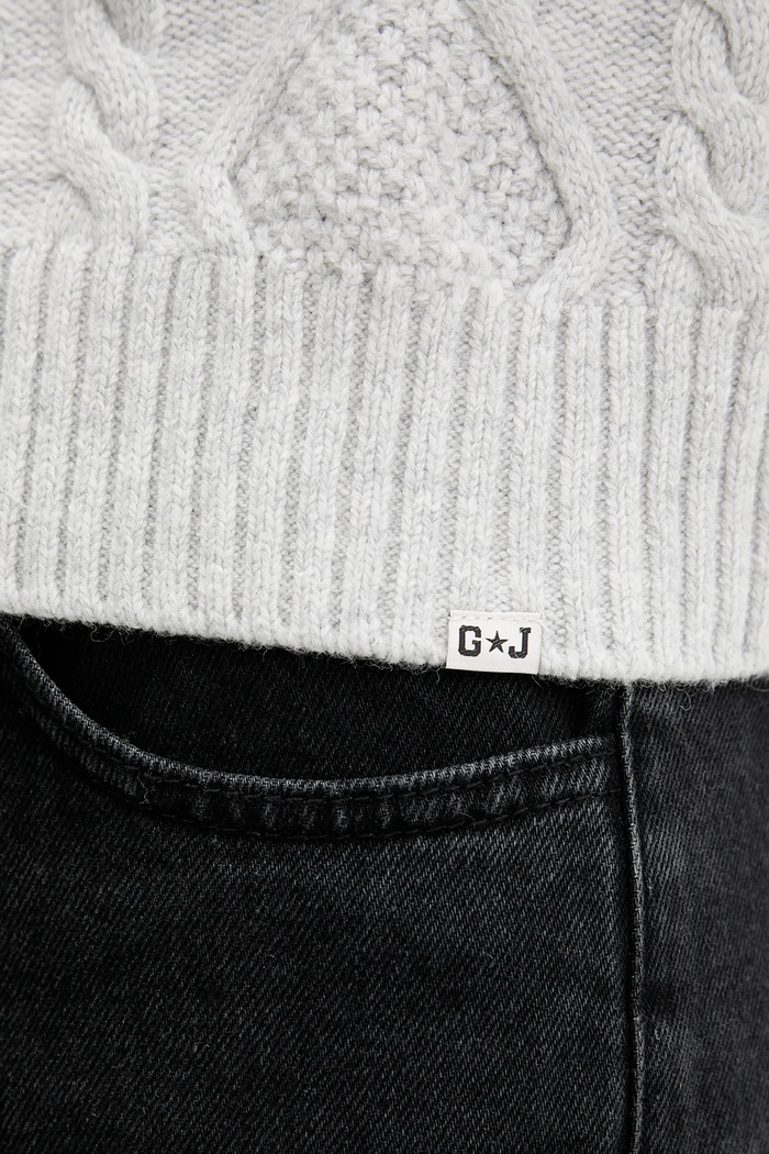 Guess Jeans sweter z dodatkiem wełny W5BR09.Z0561 szary