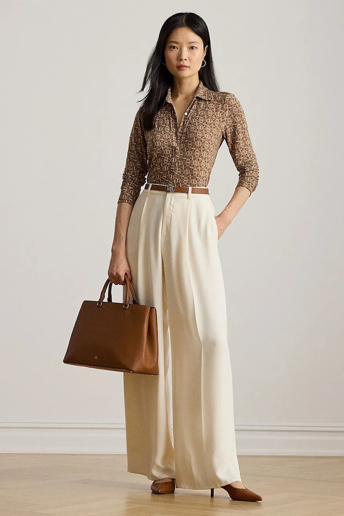 Ruházat Lauren Ralph Lauren ing 200980178 bézs