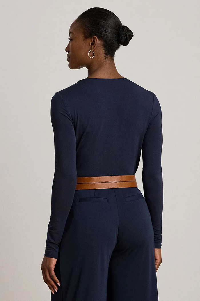 Lauren Ralph Lauren pulover 200980153 bleumarin AW25