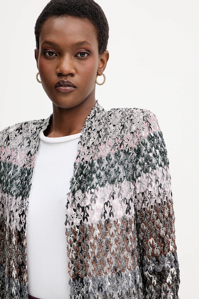 Missoni cardigan negru DS25WM0A.BR012I
