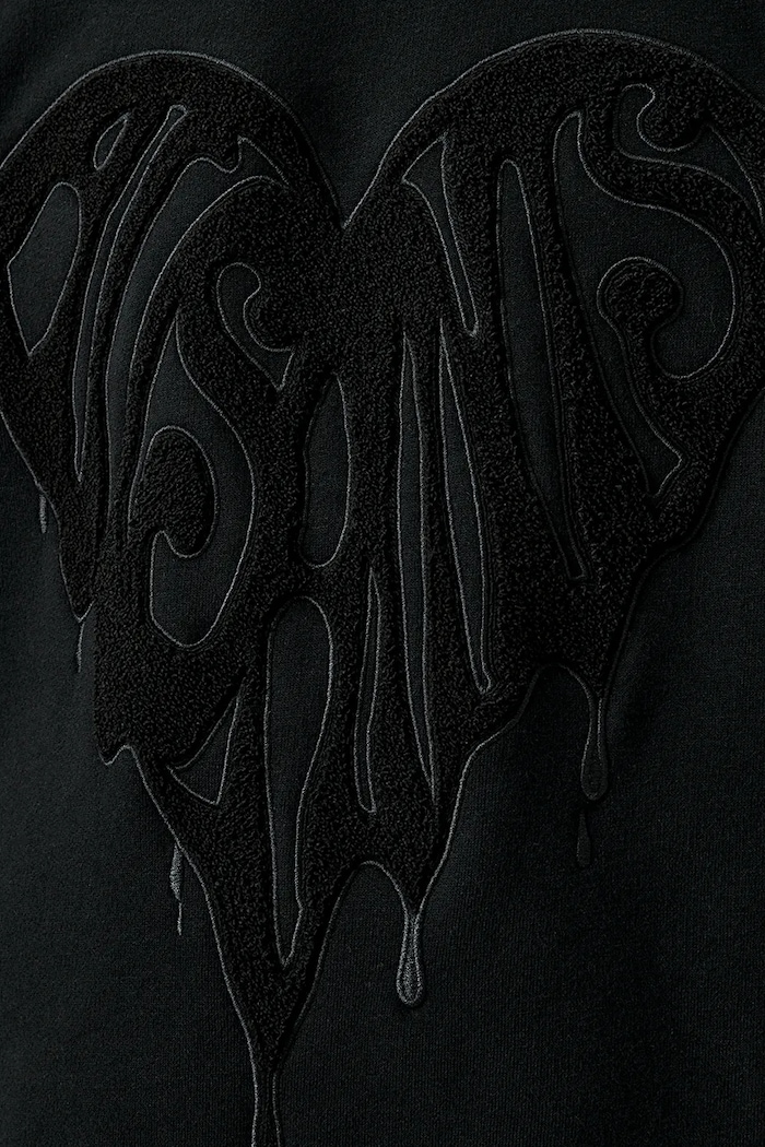 AllSaints sweter bawełniany TRIP W032JD czarny AW25