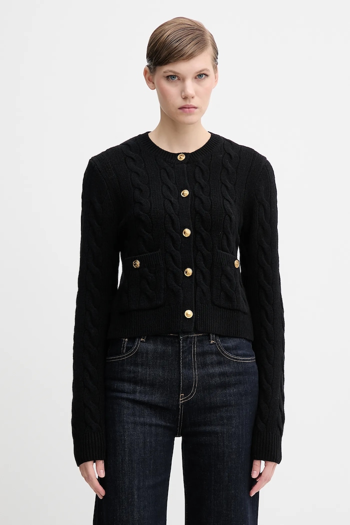 Polo Ralph Lauren Μάλλινη ζακέτα Polo Ralph Lauren μαύρο 211978312