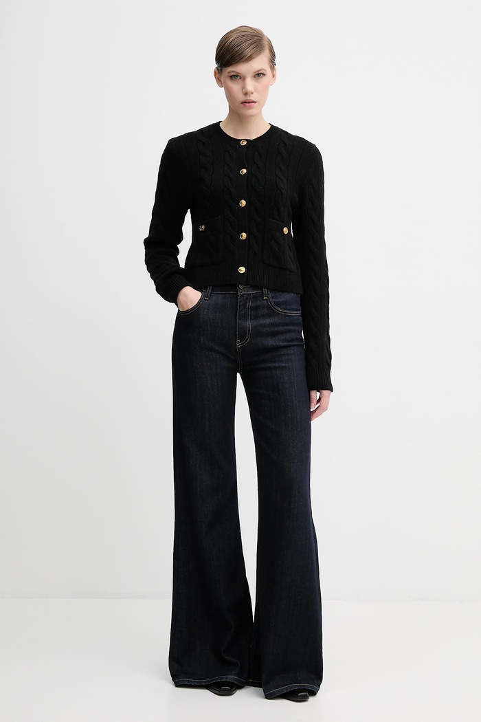 Polo Ralph Lauren Μάλλινη ζακέτα Polo Ralph Lauren 211978312 μαύρο AW25