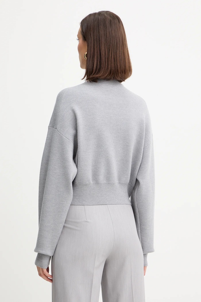 Abbigliamento Victoria Beckham maglione con lana 1425KJU006610B grigio