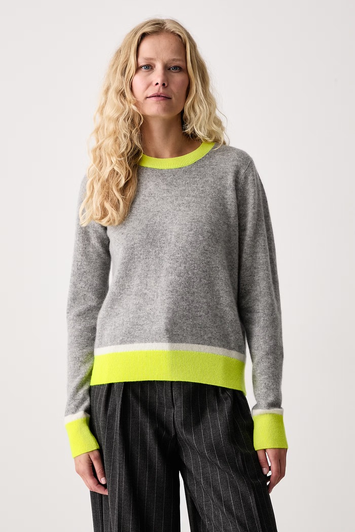 From Future Sweter damski kaszmirowy szary WPR01366