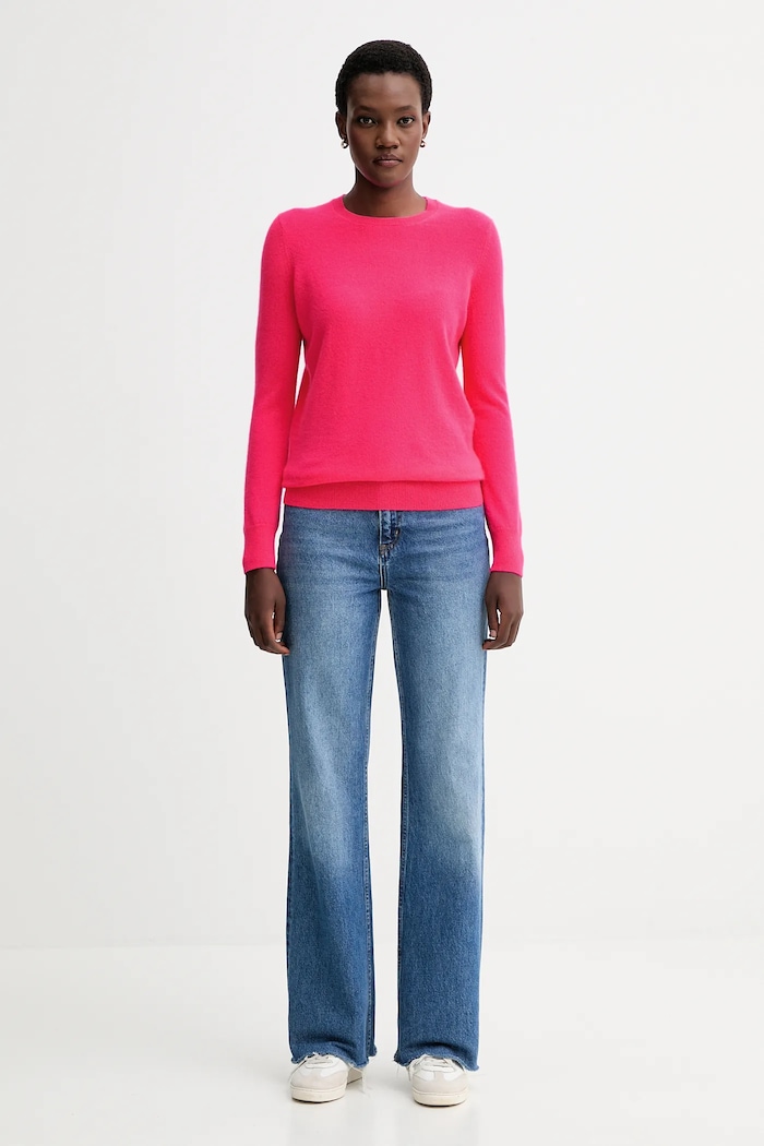 From Future Pulover de cașmir WPR00019 roz AW25