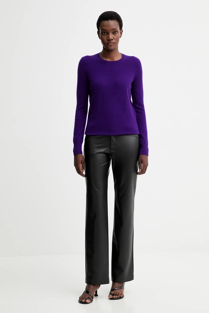 From Future Pulover de cașmir WPR00019 violet AW25