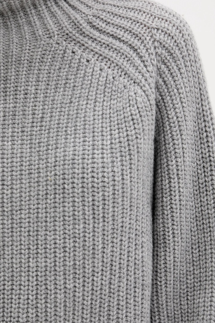 La Mania sweter wełniany ONDA ONDA szary