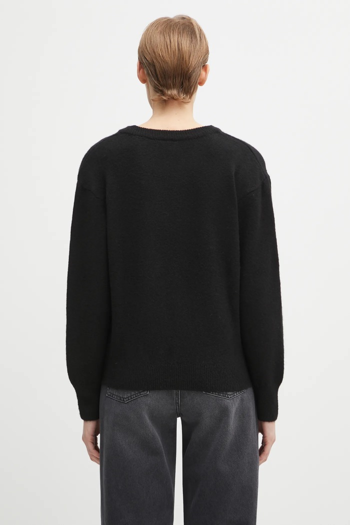 Oblečenie Sveter s prímesou vlny Carhartt WIP W' Guide Club Sweater I035386.K02XX čierna