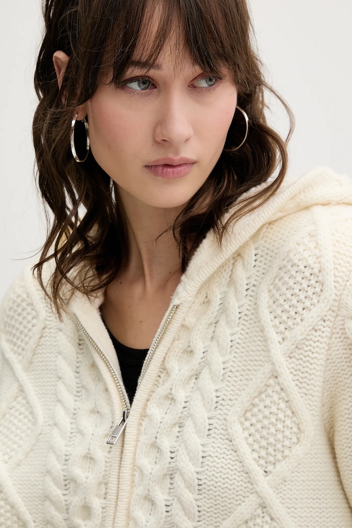Rotate maglione con lana beige 114302857