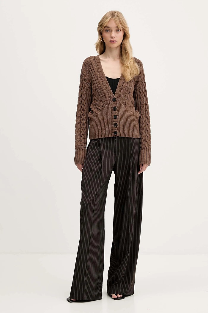 Miss Sixty cardigan 6S3RJ48100 maro AW25
