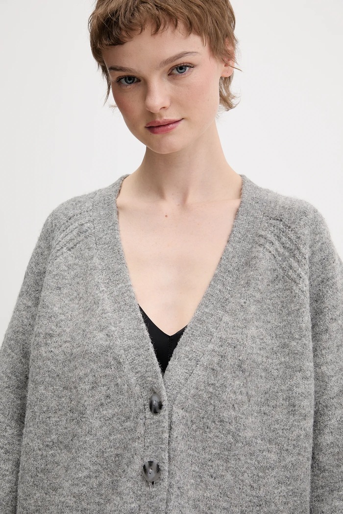 Abercrombie & Fitch cardigan gri KI150.5442.112
