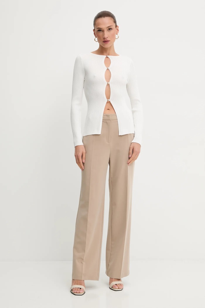 Kardigán Bardot 59799TB biela AW25