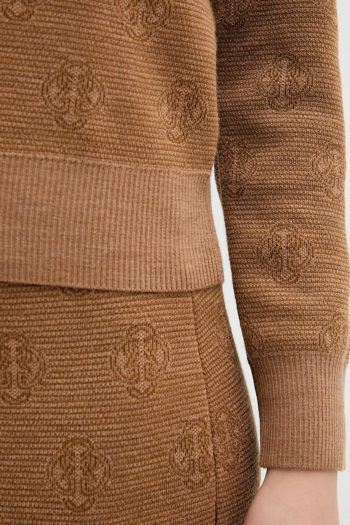 Gant pulover de lână 4805400 maro