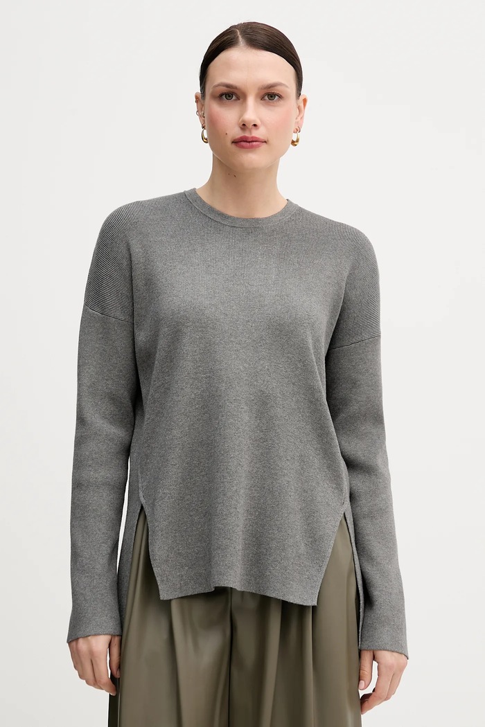 United Colors of Benetton sweter pozostałe szary 17Q3D10F9