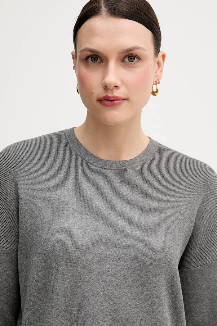 United Colors of Benetton sweter szary 17Q3D10F9