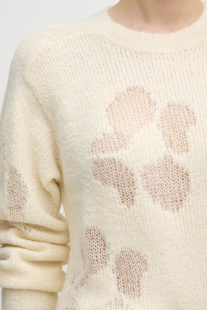 Svetr s příměsí vlny United Colors of Benetton 18L4E10EW béžová