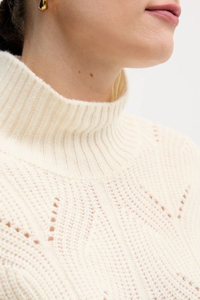 United Colors of Benetton sweter z dodatkiem wełny 1FDFD10F2 beżowy