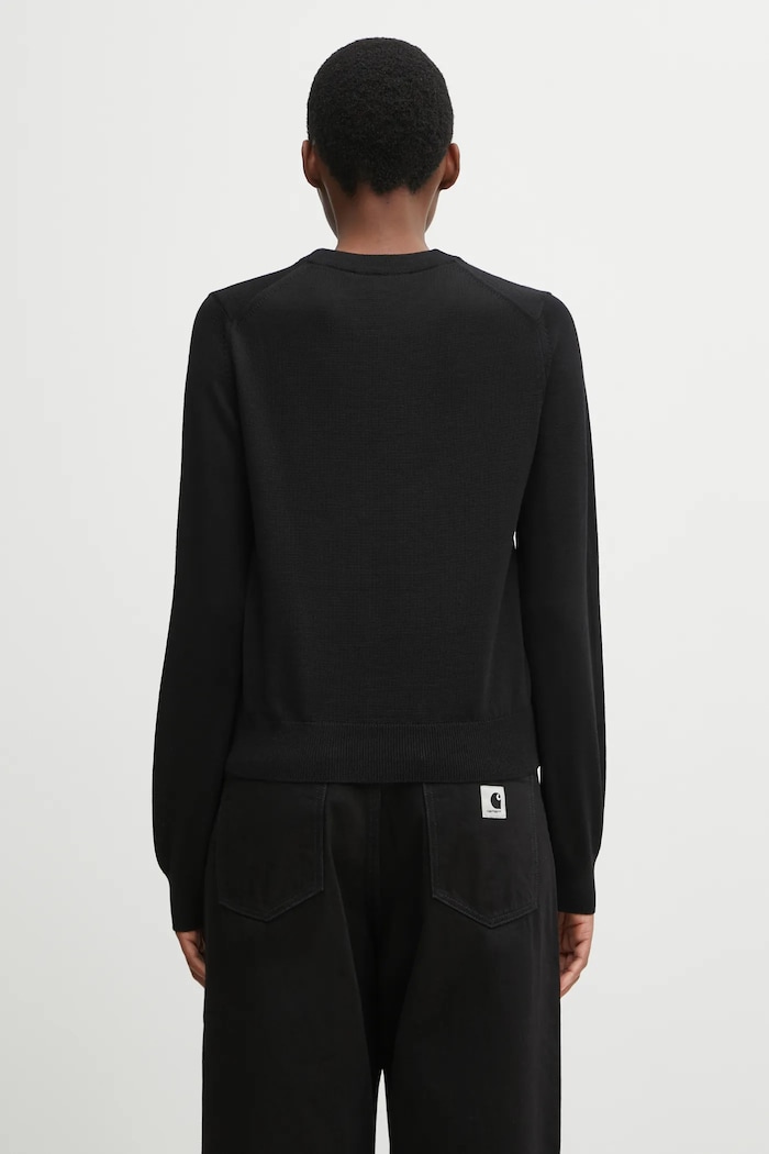 Clothing Maison Kitsuné woolen jumper Baby Fox Merino Regular PW00801KT1181 black
