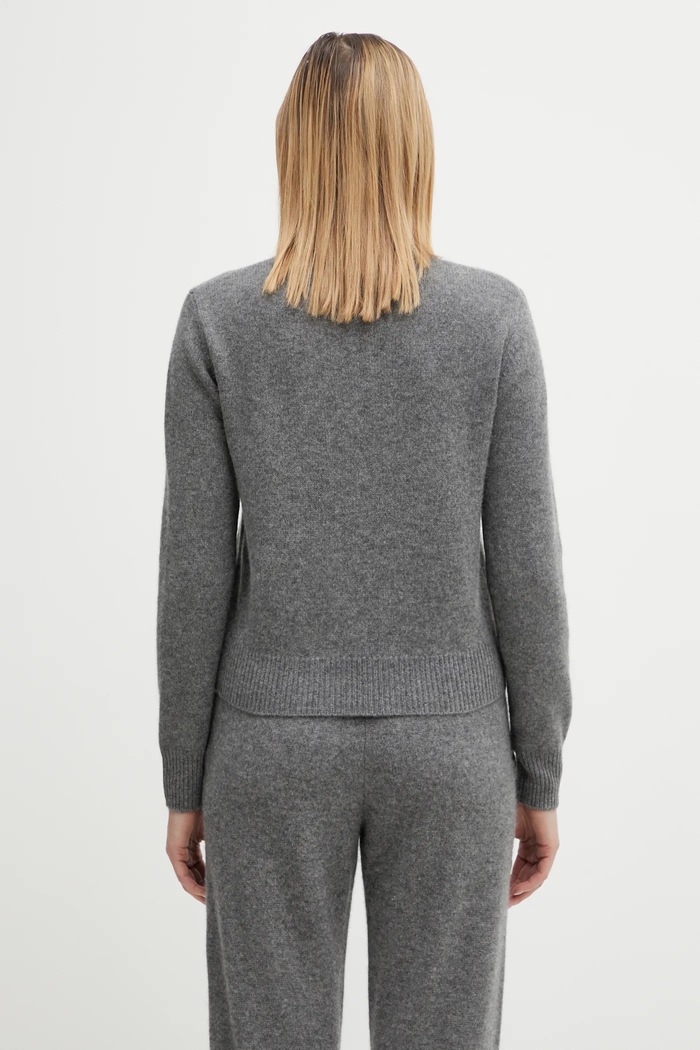 Ρούχα Μάλλινο πουλόβερ Sporty & Rich SRC Cashmere WS01267302GY22 γκρί