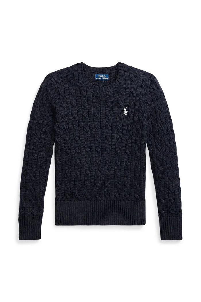 Polo Ralph Lauren Sweter 313901316009 granatowy AW25