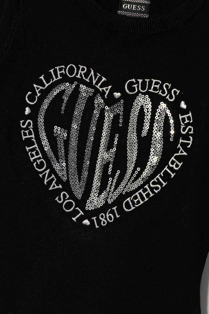 DÍVKA Dětský svetr Guess K5YR08.Z2NQ2.9BYA černá