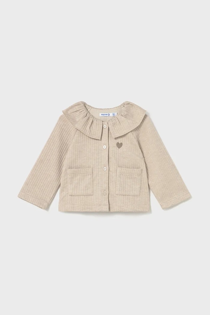 Mayoral cardigan copii 2431.4K.Baby.9BYA bej AW25