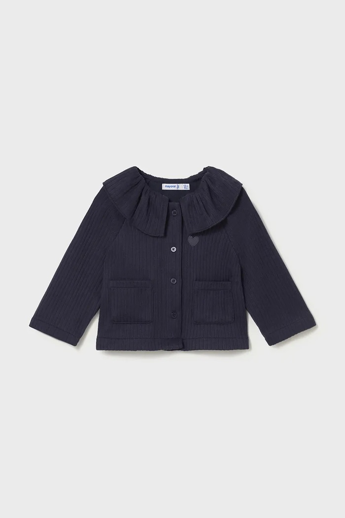 Mayoral cardigan copii uni albastru 2431.4K.Baby.9BYA