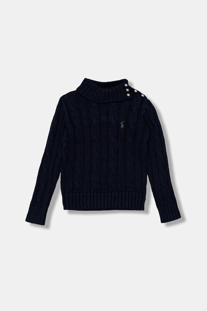 Polo Ralph Lauren sweter bawełniany dziecięcy pozostałe granatowy 313978862001