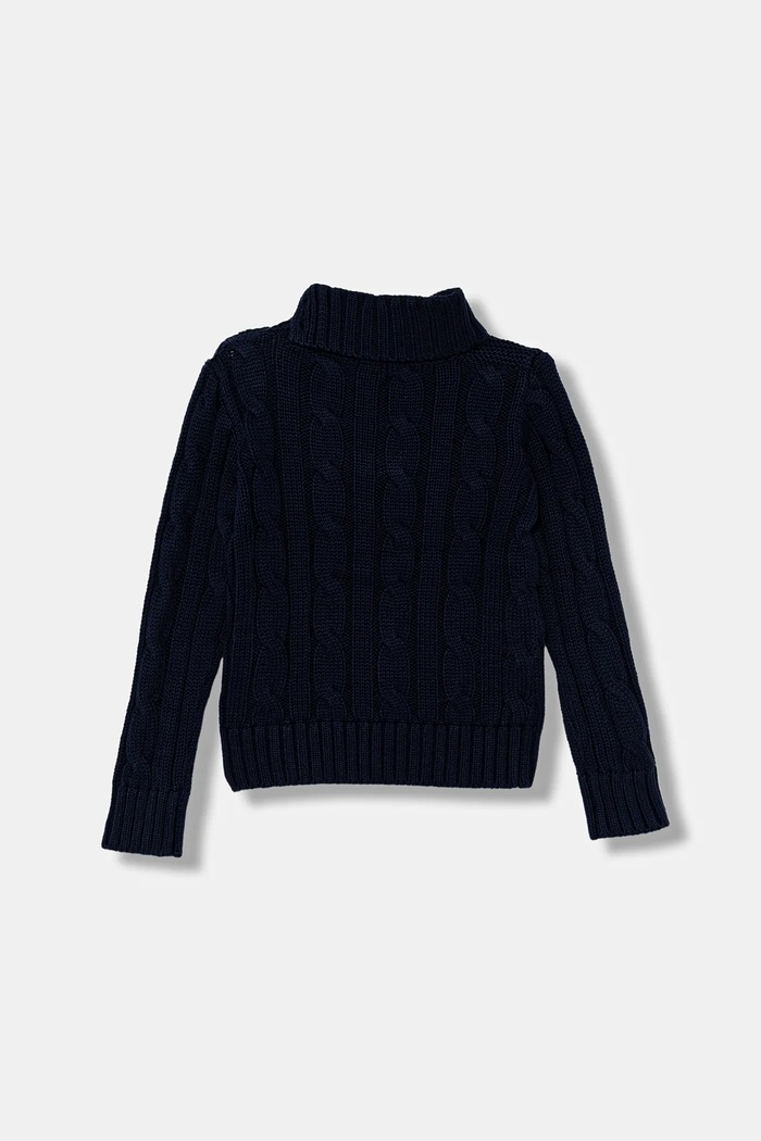 Polo Ralph Lauren sweter bawełniany dziecięcy 313978862001 granatowy AW25