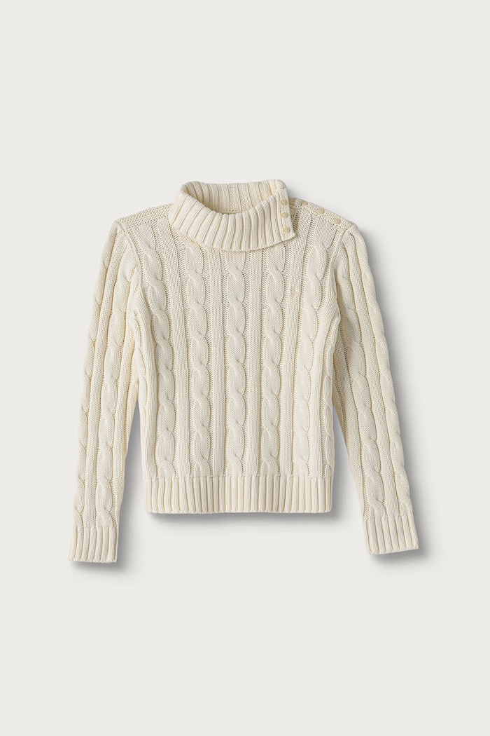 Polo Ralph Lauren pulover pentru copii din bumbac uni bej 313978862002