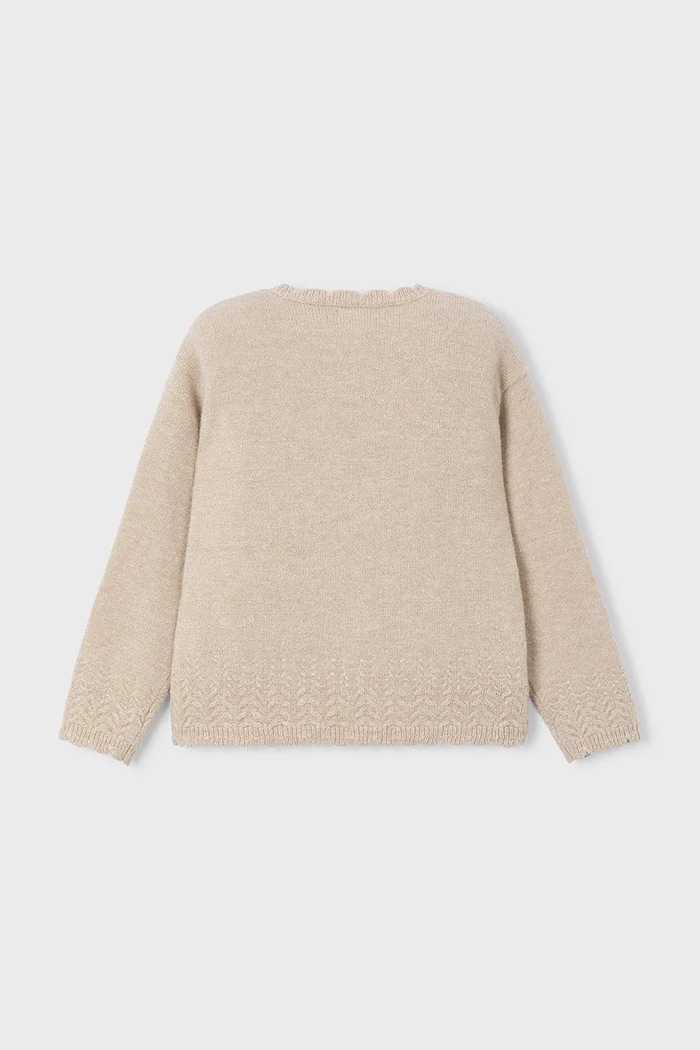 Otroški pulover Mayoral 4302.6C.Mini.9BYA bež AW25