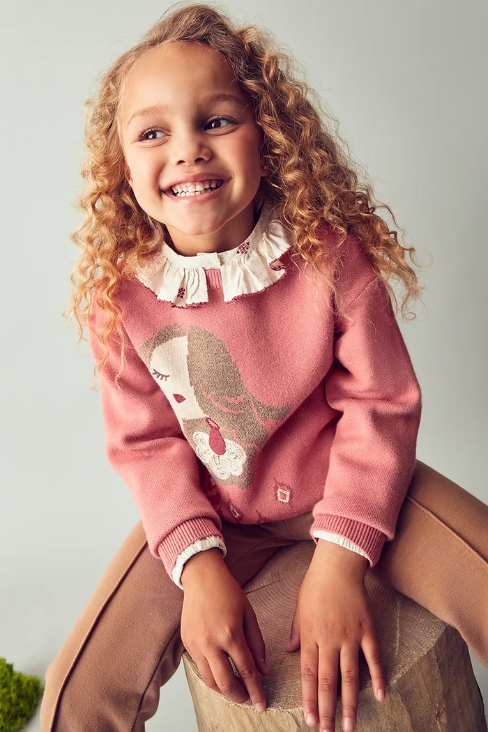 Mayoral maglione per bambini medio spessore arancione 4303.6C.Mini.9BYA
