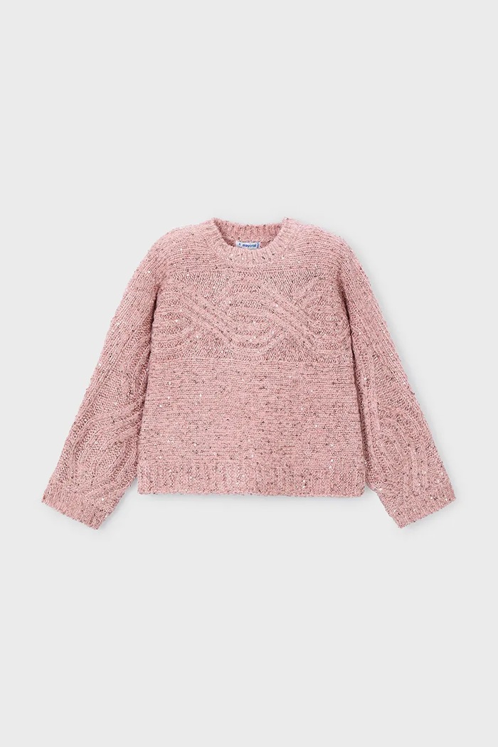 Mayoral pulover copii 4306.6K.Mini.9BYA roz AW25