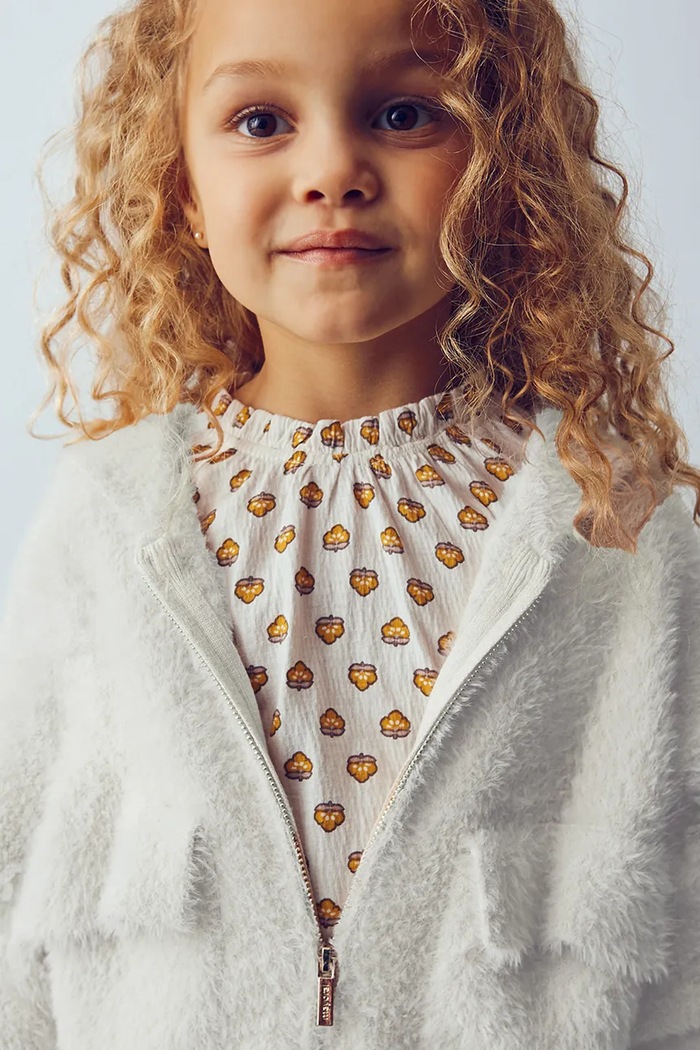 Kardigan dziecięcy Mayoral beżowy 4316.6C.Mini.9BYA
