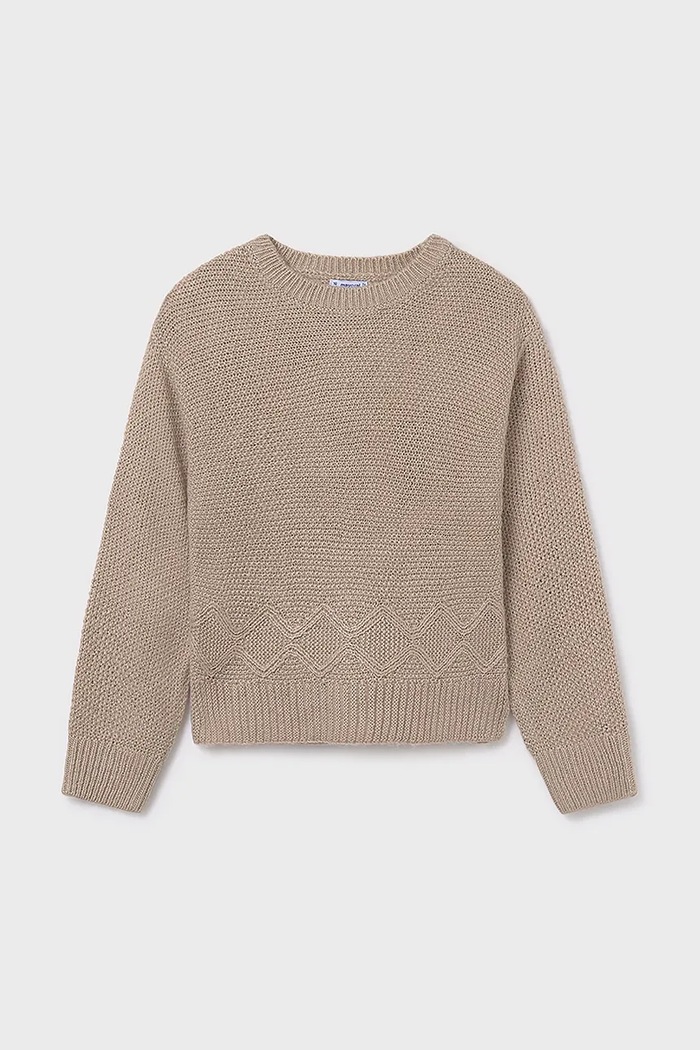 Παιδικό πουλόβερ Mayoral 7307.8A.Junior.9BYA μπεζ AW25