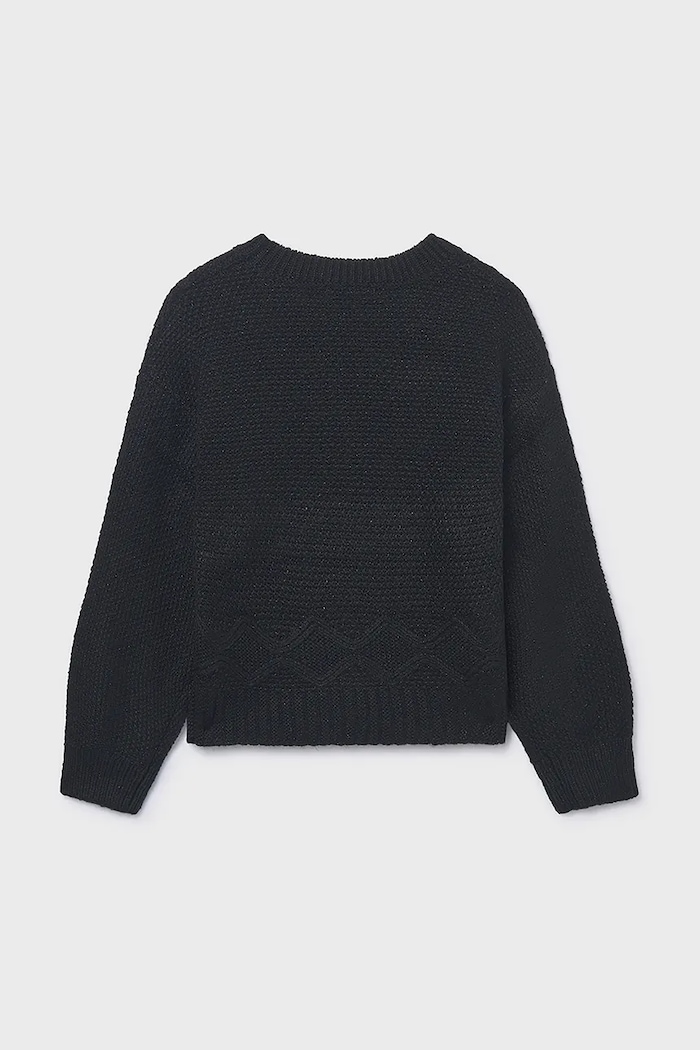 Otroški pulover Mayoral 7307.8A.Junior.9BYA črna AW25