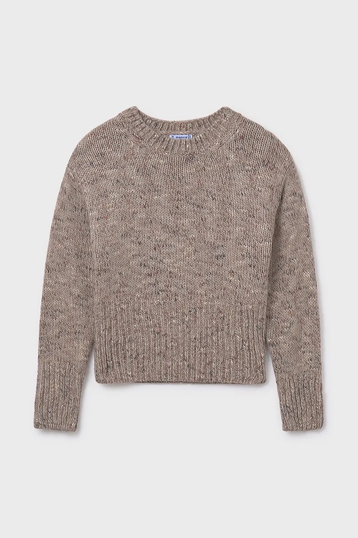 Otroški pulover Mayoral 7314.8G.Junior.9BYA bež AW25