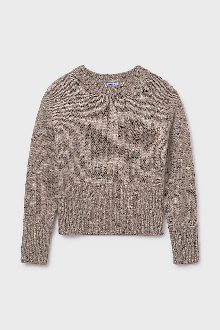 Otroški pulover Mayoral 7314.8G.Junior.9BYA bež AW25