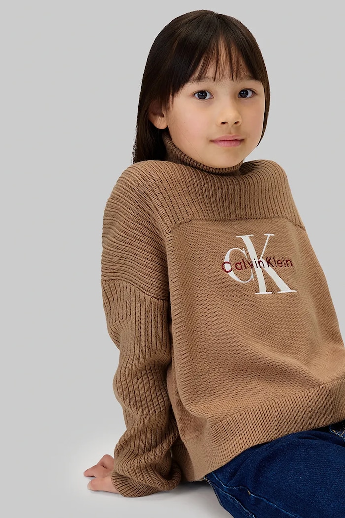 Dětský bavlněný svetr Calvin Klein Jeans IG0IG03047.9BYA
